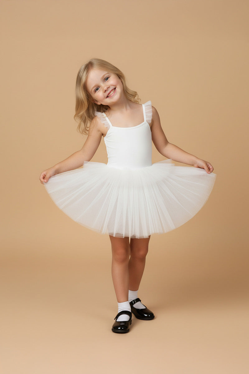 Kate Blanc Anniversaire Robe Tutu pour Enfants - Kate Backdrop FR