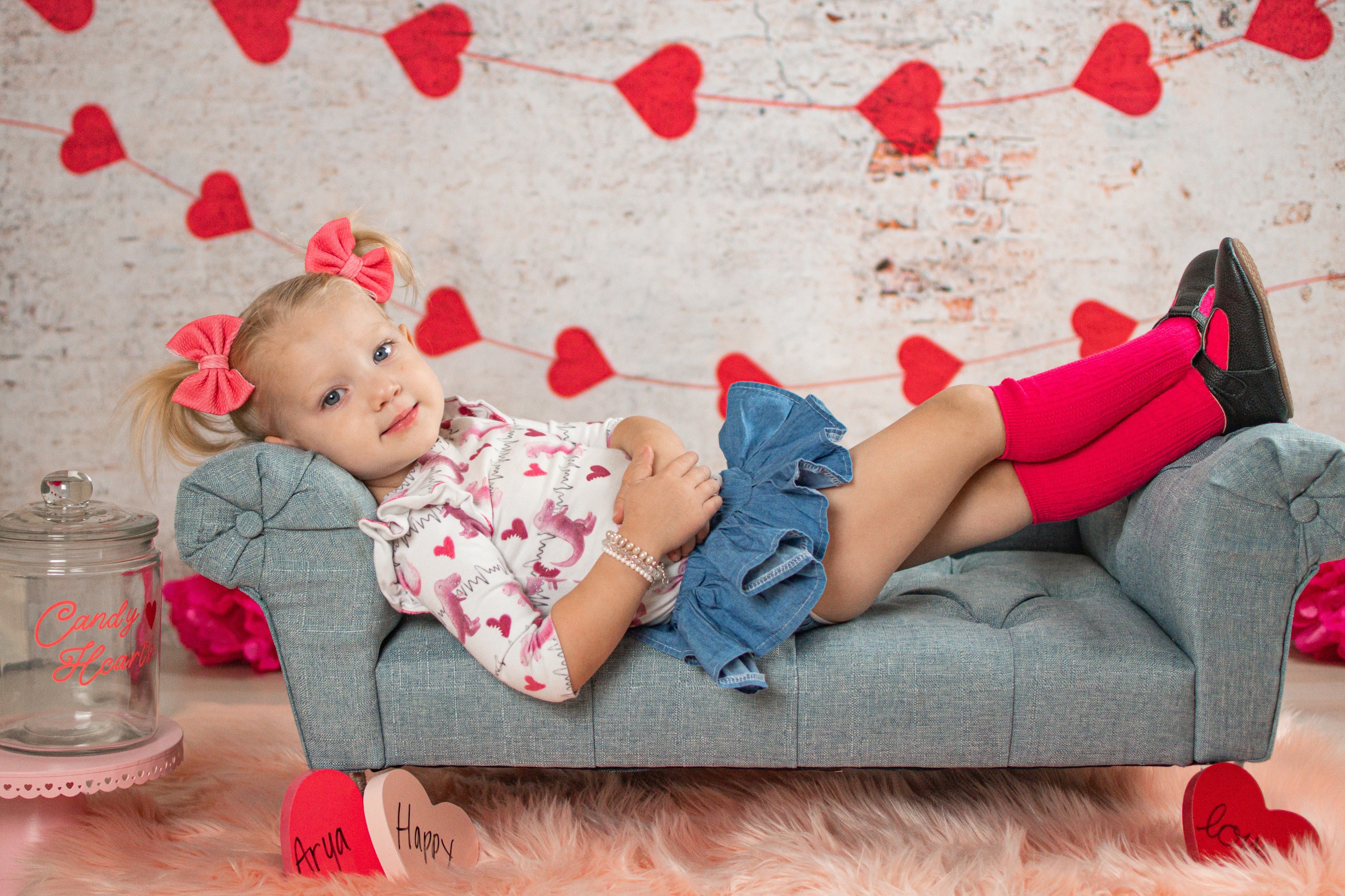 Kate Mur de briques Délabrée Saint-Valentin Toile de fond conçue par Chain Photographie