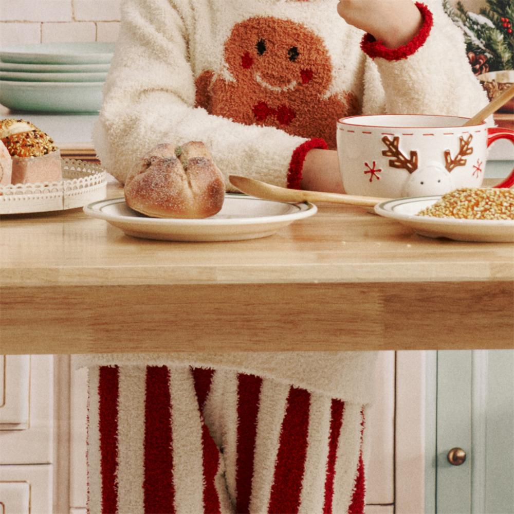 Kate Noël Pain d'épices Pull Pyjama pour Enfants - Kate Backdrop FR