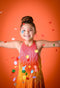 Kate Orange Vif Fond de Papier Sans Couture pour la photographie - Kate Backdrop FR