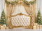 Kate Sapin de Noël Tête de lit Cadeaux Doré Toile de fond conçue par Emetselch - Kate Backdrop FR