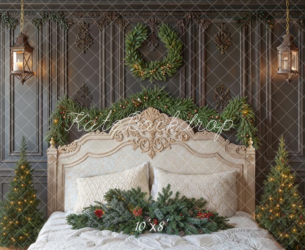 Kate Noël Chambre Tête de lit Vintage Toile de fond en Laine conçue par Emetselch - Kate Backdrop FR