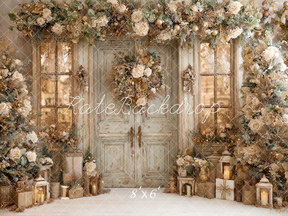 FLASH #1 Kate Noël Porte Fleurs Cadeaux Bois Toile de fond conçue par Ashley Paul