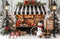 Kate Noël Stand Gourmand Neige Toile de fond en Laine conçue par Emetselch - Kate Backdrop FR