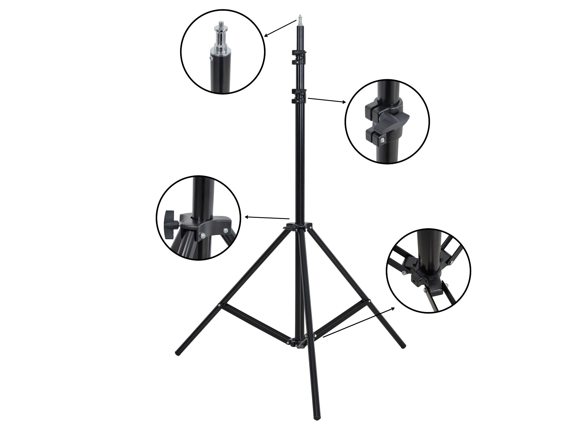 Kate 3x2,8m Kit de Support de Cadre Ajustable pour la photographie