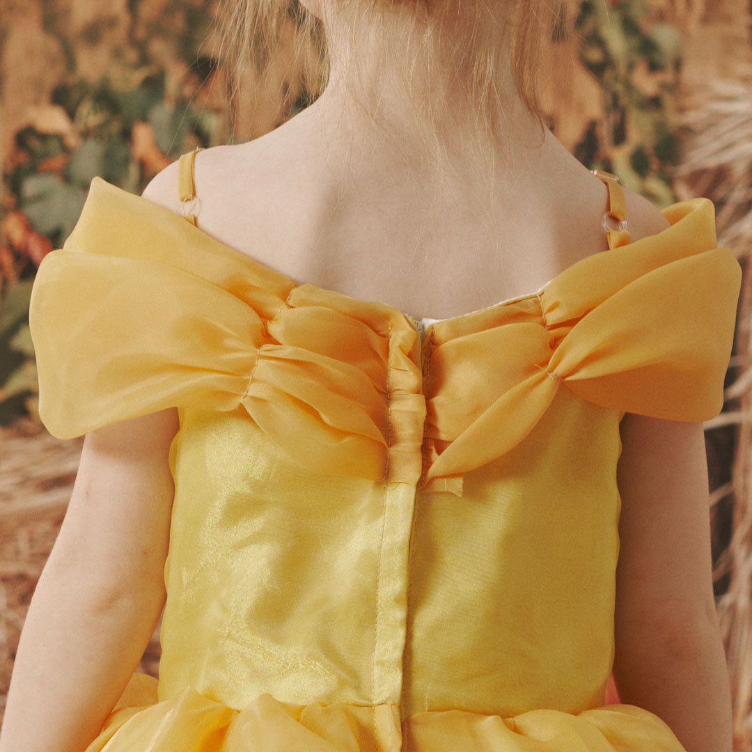 Kate Robe de Princesse Jaune Enfant Pour la Photographie - Kate Backdrop FR
