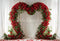 Kate Saint Valentin Roses Rouges Rideaux Toile de fond conçue par Emetselch