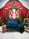 Kate Arbre de Noël Grange Rouge Toile de fond pour la photographie - Kate Backdrop FR