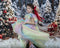 Kate Sapin de Noël Extérieur Neige Cadeaux Toile de fond pour la photographie - Kate Backdrop FR