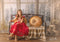 Kate Hiver Chambre Luxe Givrée Fenêtres Toile de fond conçue par Mini MakeBelieve - Kate Backdrop FR