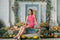 Kate Printemps Fleurs Mur Blanc Pâques Porte Toile de fond conçue par Chain Photographie - Kate Backdrop FR