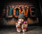 Kate Saint-Valentin Industriel LOVE Mur de briques Toile de fond conçue par Mini MakeBelieve - Kate Backdrop FR