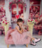 Kate Saint Valentin Rose Boutique de Fleurs Toile de fond conçue par Chain Photographie - Kate Backdrop FR