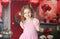 Kate Saint Valentin Rouge Magasin Toile de fond conçue par Chain Photographie - Kate Backdrop FR