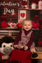 Kate Saint Valentin Roses rouges Bougie Toile de fond conçue par Emetselch - Kate Backdrop FR