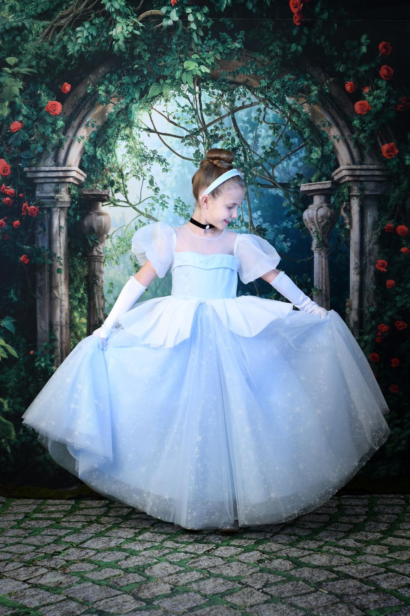 Kate Printemps Forêt Verdure Arche de fleurs Toile de fond conçue par Chain Photographie - Kate Backdrop FR