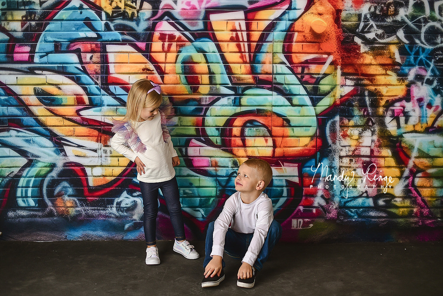 Kate Urbain Mur de graffitis Toile de fond conçue par Mandy Ringe - Kate Backdrop FR