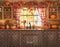 Kate Automne Cuisine Citrouilles Feuilles Toile de fond en Laine conçue par Emetselch