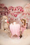 Kate Saint Valentin Rose Fleurs Cuisine Toile de fond conçue par Emetselch - Kate Backdrop FR
