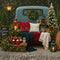 Kate Noël Camion Chocolat Chaud Sapins Toile de fond conçue par Mini MakeBelieve - Kate Backdrop FR