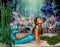 Kate Sous-marin Sirène Plante Été Toile de fond pour la photographie - Kate Backdrop FR