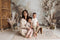 Kate Bohème Art abstrait Fleur Roseau Gris clair Toile de fond conçue par Emetselch - Kate Backdrop FR