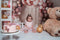 Kate Ballon en arc Macramé mat Tenture Toile de fond en Laine conçue par Mandy Ringe - Kate Backdrop FR