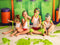 Kate 3d Slime Vert Enfant Toile de fond conçue par Mini MakeBelieve - Kate Backdrop FR