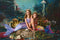 Kate Été Sous-marin Scène océanique Toile de fond conçue par Mandy Ringe - Kate Backdrop FR