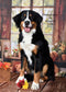 Kate Printemps Fleurs Ours en peluche Fenêtre Toile de fond conçue par Emetselch - Kate Backdrop FR