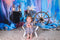 Kate Sous-marin Royaume Méduse Rideau Bleu Toile de fond conçue par Patty Robert - Kate Backdrop FR