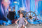 Kate Sous-marin Royaume Méduse Rideau Bleu Toile de fond conçue par Patty Robert - Kate Backdrop FR