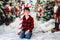 Kate Hiver Extérieur Forêt Neige Casse-Noisette Toile de fond conçue par Emetselch - Kate Backdrop FR