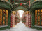 Kate Noël Rue Colonnes Bonbons Neige Toile de fond conçue par Emetselch - Kate Backdrop FR