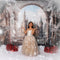 Kate Hiver Noël Fenêtre Château de rêve Toile de fond conçue par Emetselch - Kate Backdrop FR