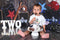 Kate Lanterne Baseball Bois Brun Anniversaire Toile de fond conçu par Emetselch - Kate Backdrop FR