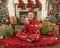 Kate Sapin de Noël Couronne Cheminée Chambre Toile de fond conçue par Emetselch - Kate Backdrop FR