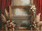 Kate Noël Cadre Doré Bohème Fleurs Toile de fond en Laine conçue par Emetselch - Kate Backdrop FR
