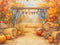 Kate Automne Citrouilles Foin Orange Toile de fond conçue par Emetselch - Kate Backdrop FR