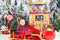 Kate Bonbons Chocolat chaud Neige Noël Toile de fond conçu par Emetselch - Kate Backdrop FR