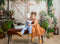 Kate Printemps Porte en Bois Blanc Plantes Toile de fond conçue par Emetselch - Kate Backdrop FR