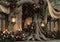 Kate Mariage Saint Valentin Arbre Fleurs Toile de fond conçue par Mini MakeBelieve