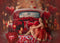 Kate Saint Valentin Voiture Rouge Ballons Toile de fond conçue par Emetselch - Kate Backdrop FR