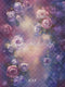 Kate Fleurs Roses Violet Portrait Toile de fond en Laine conçue par Emetselch - Kate Backdrop FR