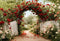 Kate Saint Valentin Arche Jardin Chemin Toile de fond conçue par Emetselch