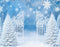 Kate Hiver Portail Flocons Neige Toile de fond en Laine conçue par Emetselch