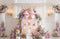 Kate Maison Rose Fleurs Cage Enfant Toile de fond en Polar conçue par Emetselch