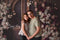 Kate Roses Porte en Bois Mur Rétro Toile de fond conçue par Mini MakeBelieve - Kate Backdrop FR