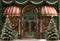 Kate Noël Boutique Porte Sapins Toile de fond conçue par Emetselch - Kate Backdrop FR