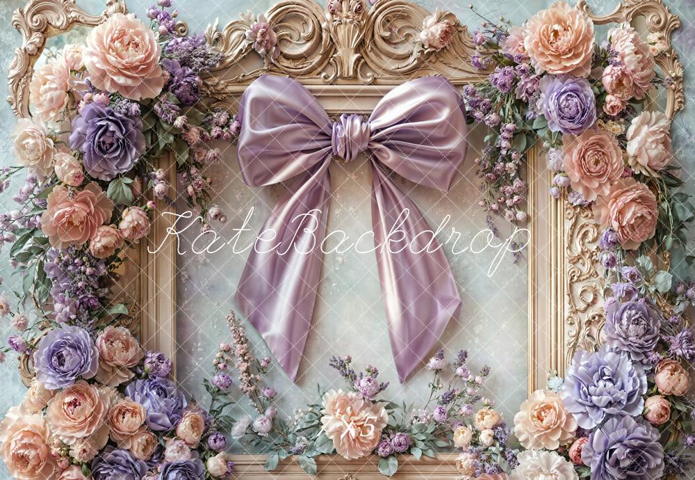 Kate Fleurs Cadre Nœud Conte de fées Toile de fond conçue par Emetselch